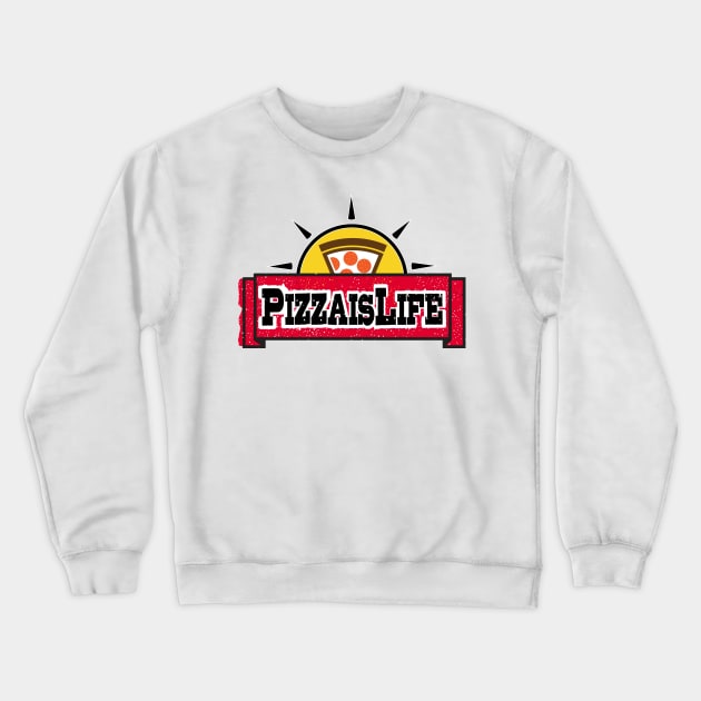 Frozen Pizzaislife Crewneck Sweatshirt by PizzaIsLife